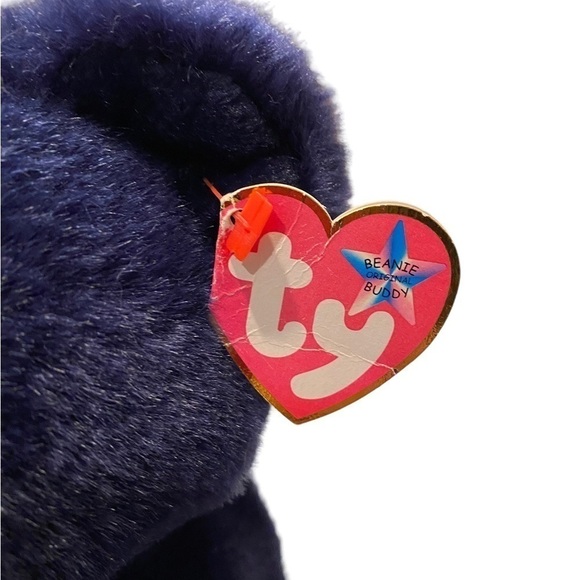 WORLD CLASS 2004 TY NEW YORK YANKEES 1 GAME Bear Plush Beanie BUDDY 13" RARE - Picture 9 of 15